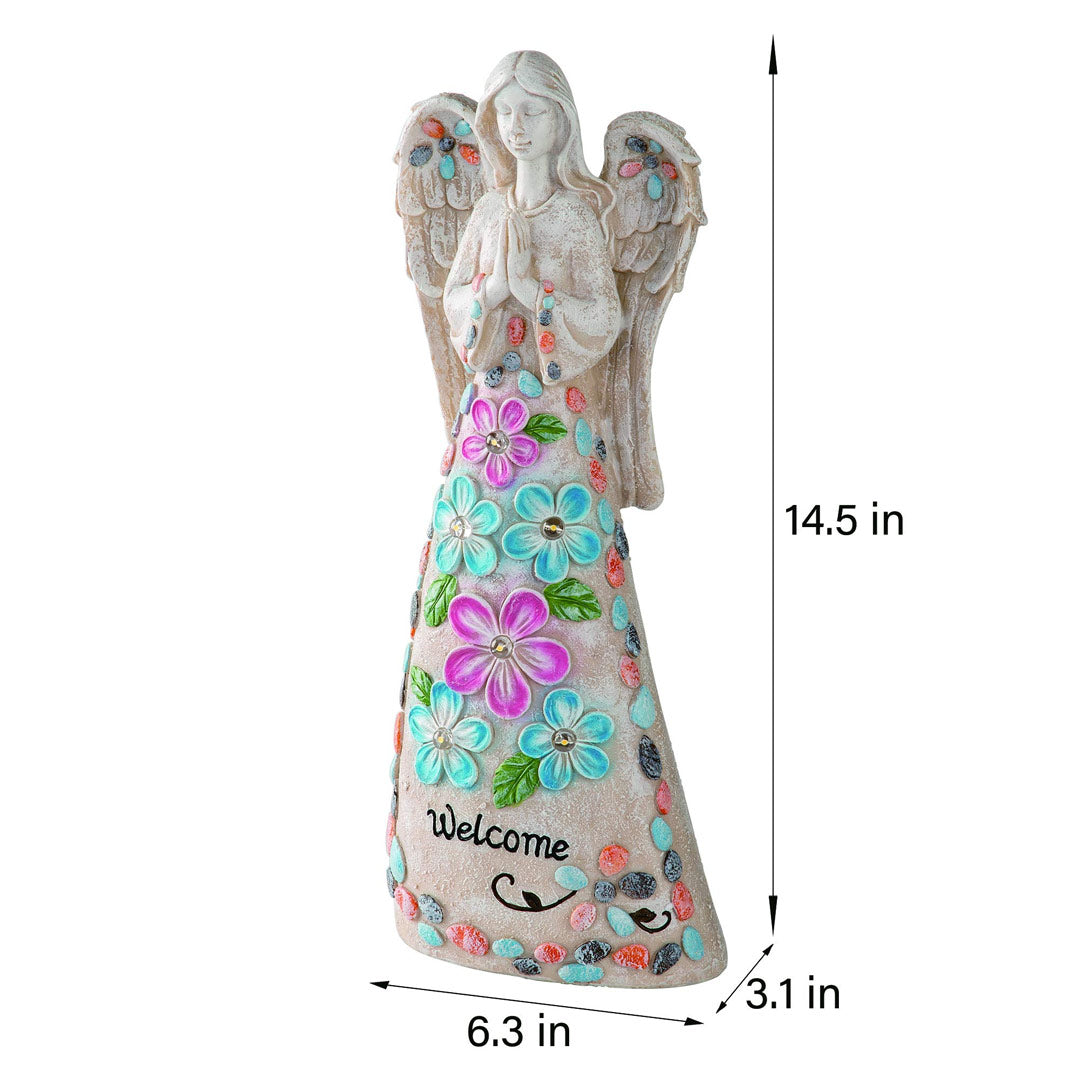 Solar Garden Angel Figurine