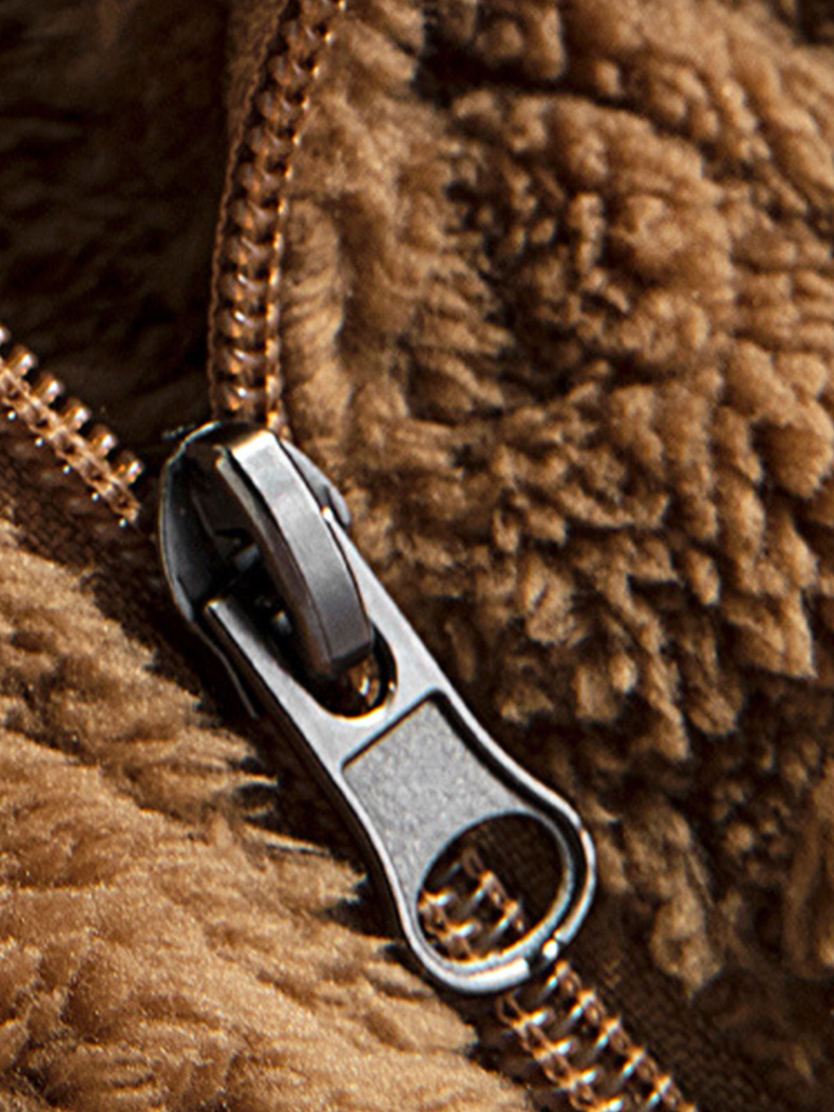 Men's solid color jacquard lambskin warm jacket