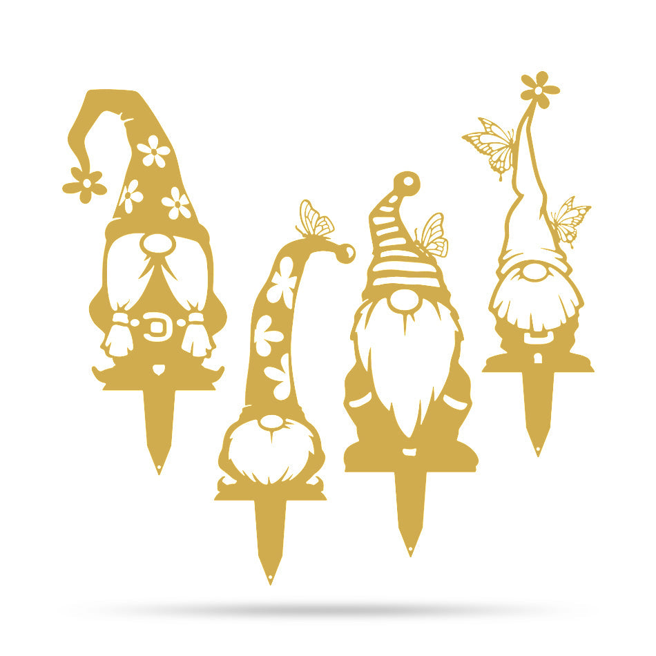 Garden Art - Gnomes 4 Pack
