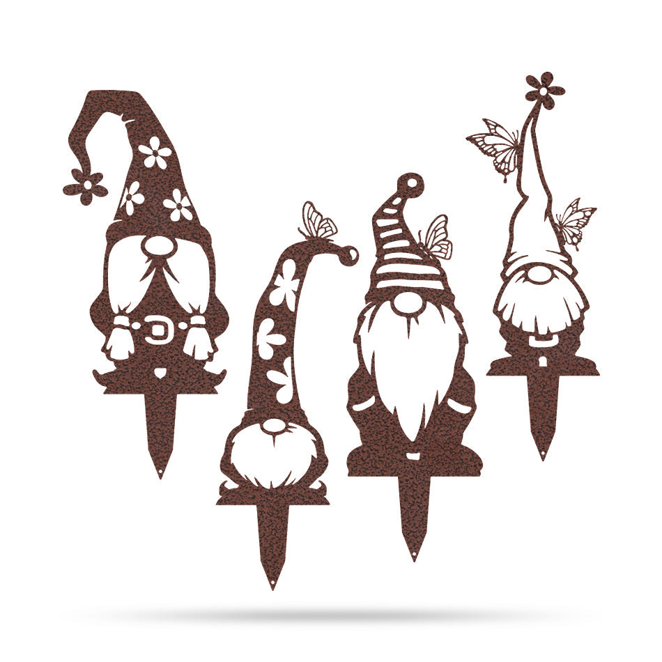 Garden Art - Gnomes 4 Pack