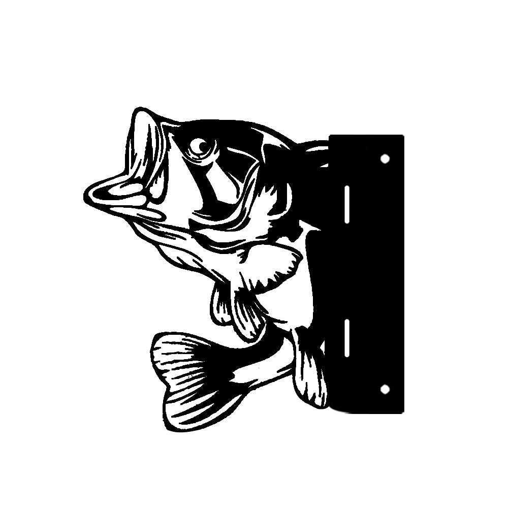 Fish Farm Peeping Animal Outdoor Metal Garden Art