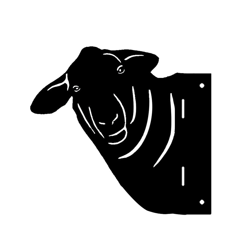 Cute Sheep Farm Peeping Animal Outdoor Metal Garden Art