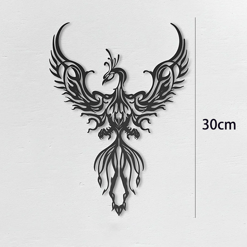 Rising Phoenix Metal Wall Art