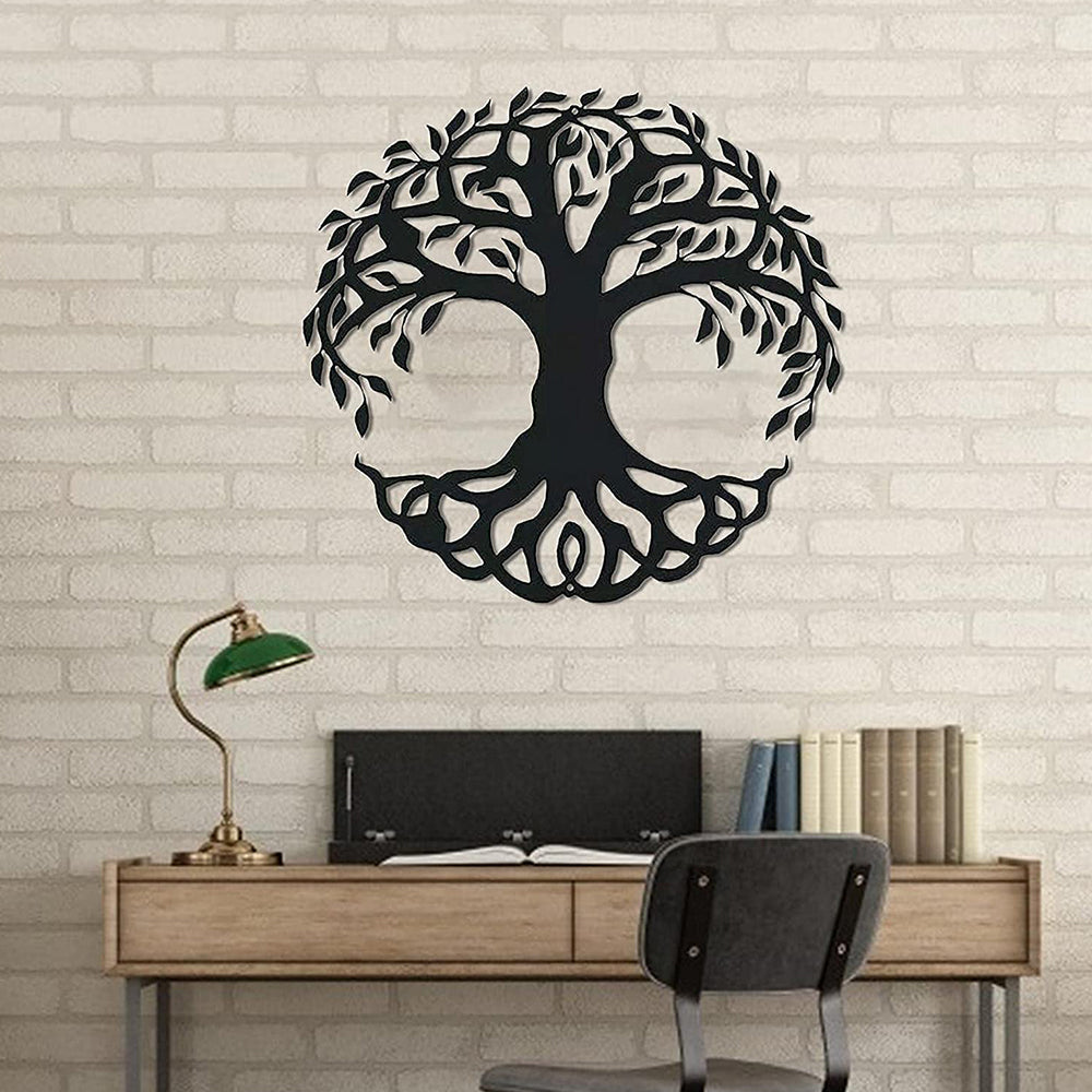 Abstract Tree of Life Metal Wall Art