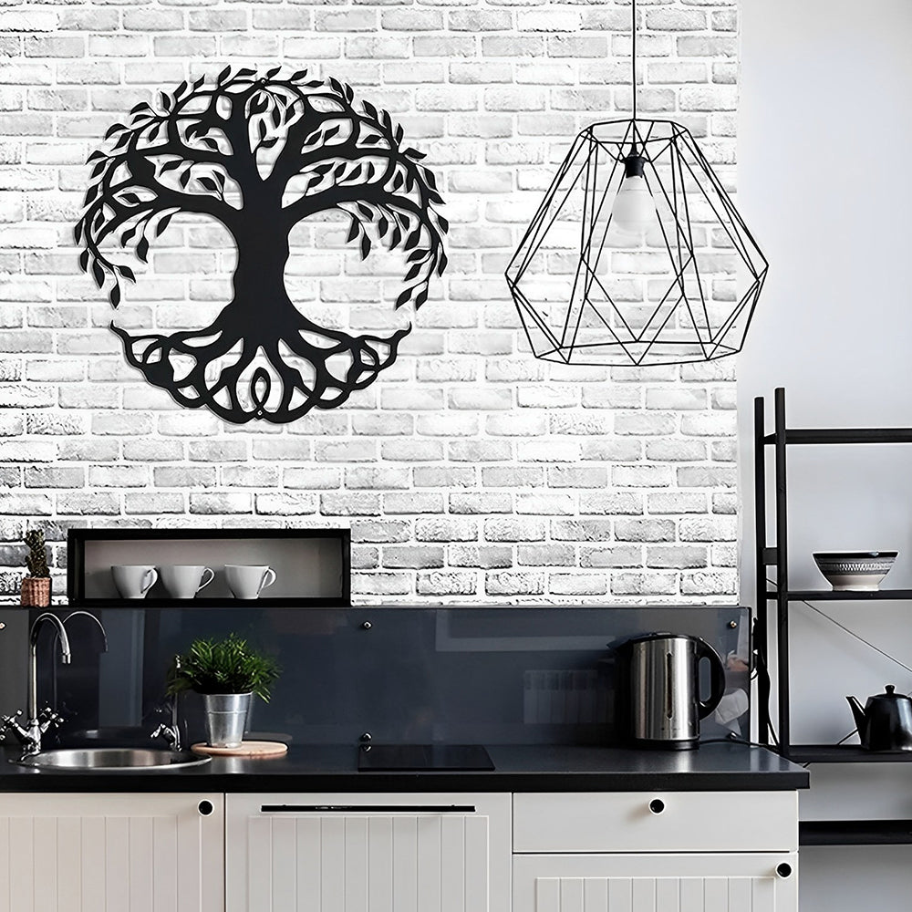 Abstract Tree of Life Metal Wall Art