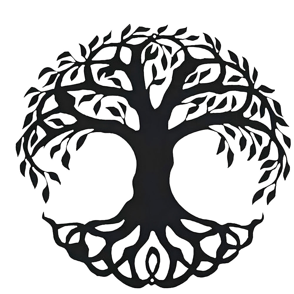 Abstract Tree of Life Metal Wall Art