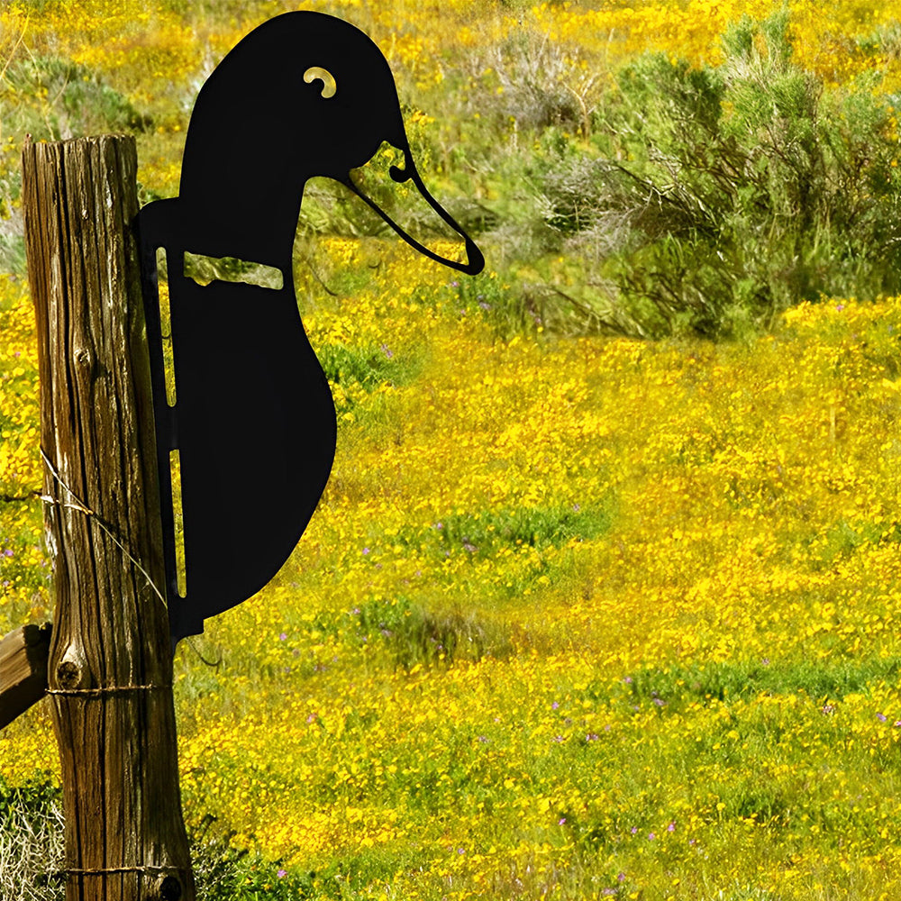 Duck Farm Peeping Animal Outdoor Metal Garden Art
