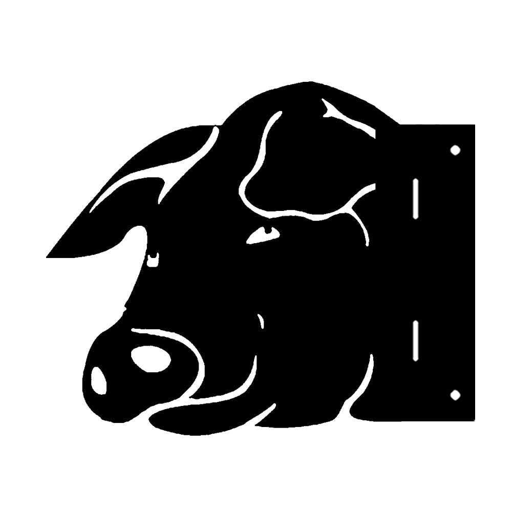 Pig Metal Farm Peeping Animal Outdoor Metal Garden Art