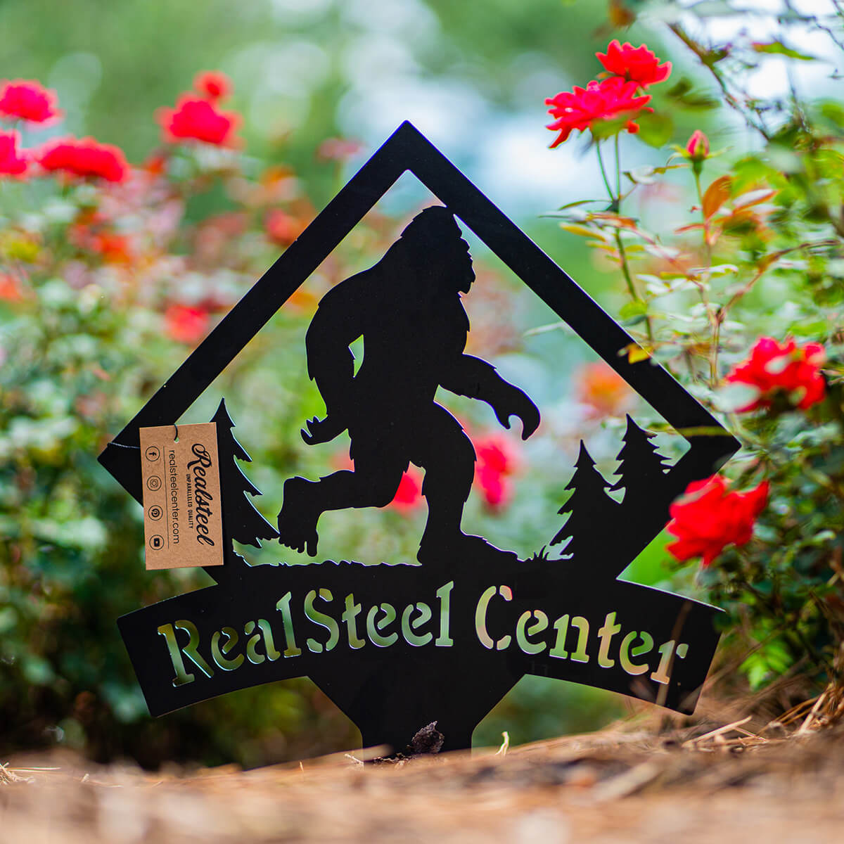Bigfoot Monogram Yard Sign