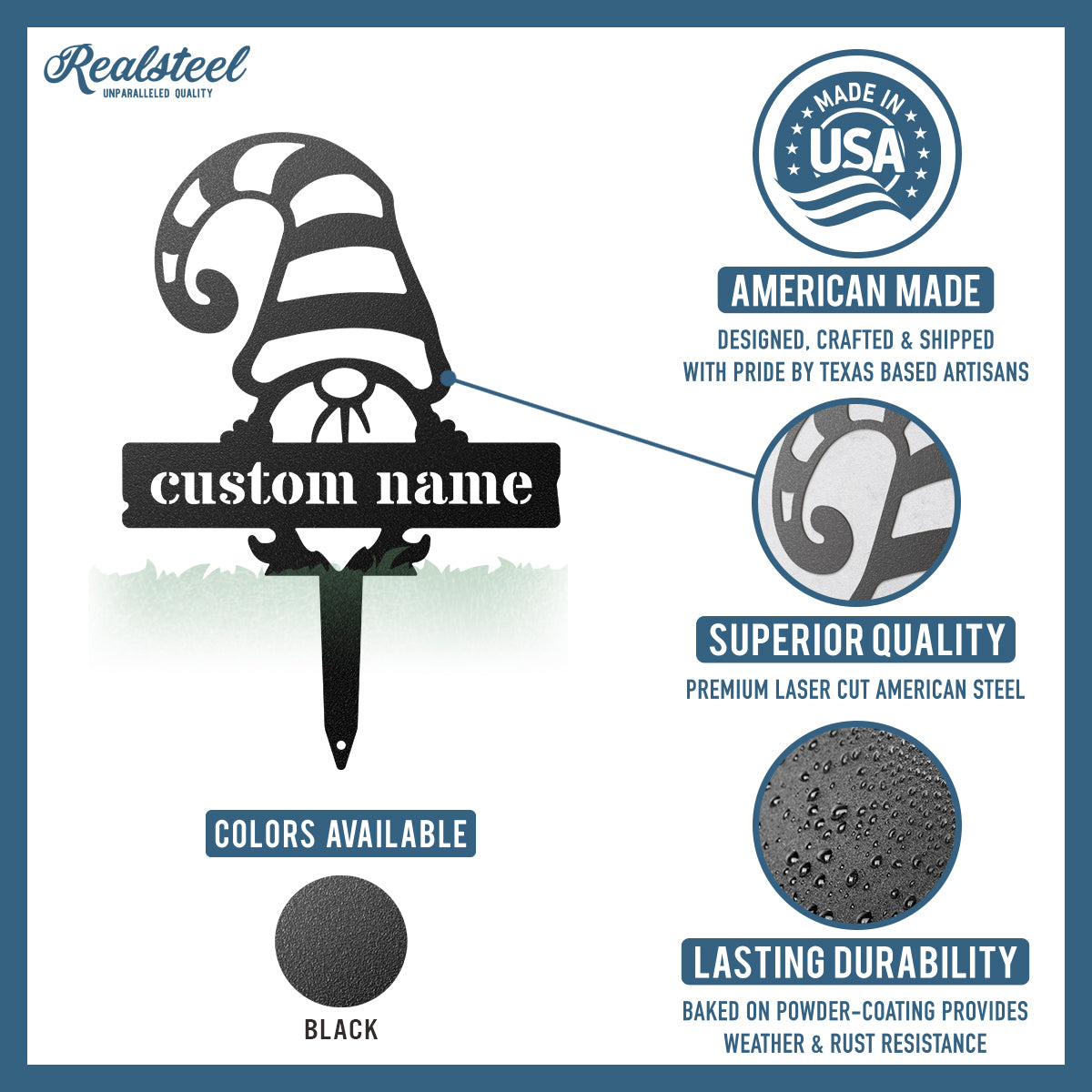 Custom Garden Gnome Plant Markers