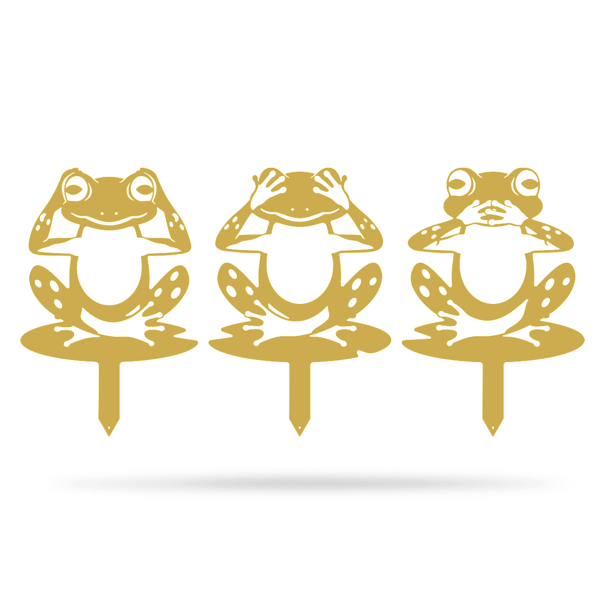 Garden Art - Frogs 3 Pack