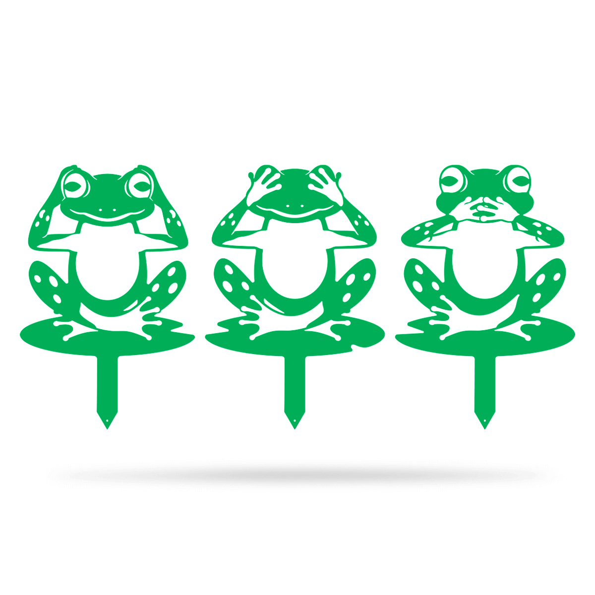 Garden Art - Frogs 3 Pack