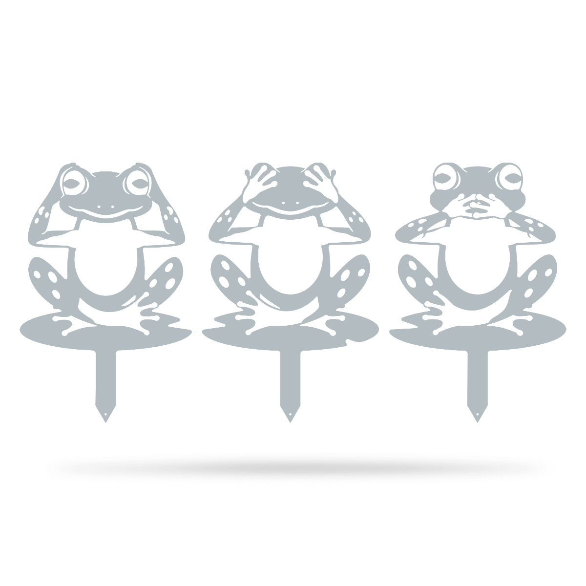 Garden Art - Frogs 3 Pack