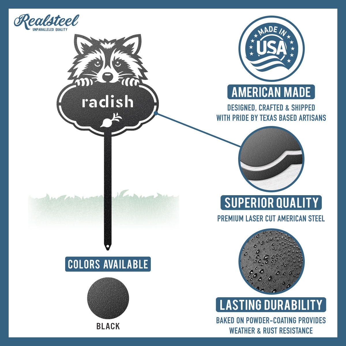 Rocky the Racoon Seed & Plant Markers