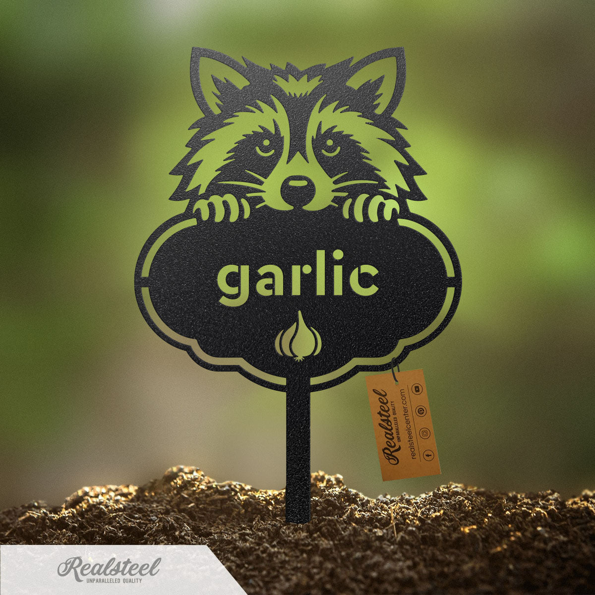Rocky the Racoon Seed & Plant Markers