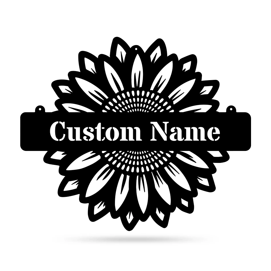 Sunflower Monogram