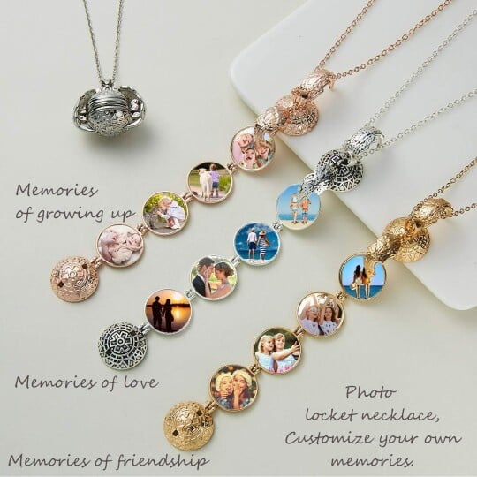 Mother's Day Gift - Expanding Photo Box Necklace