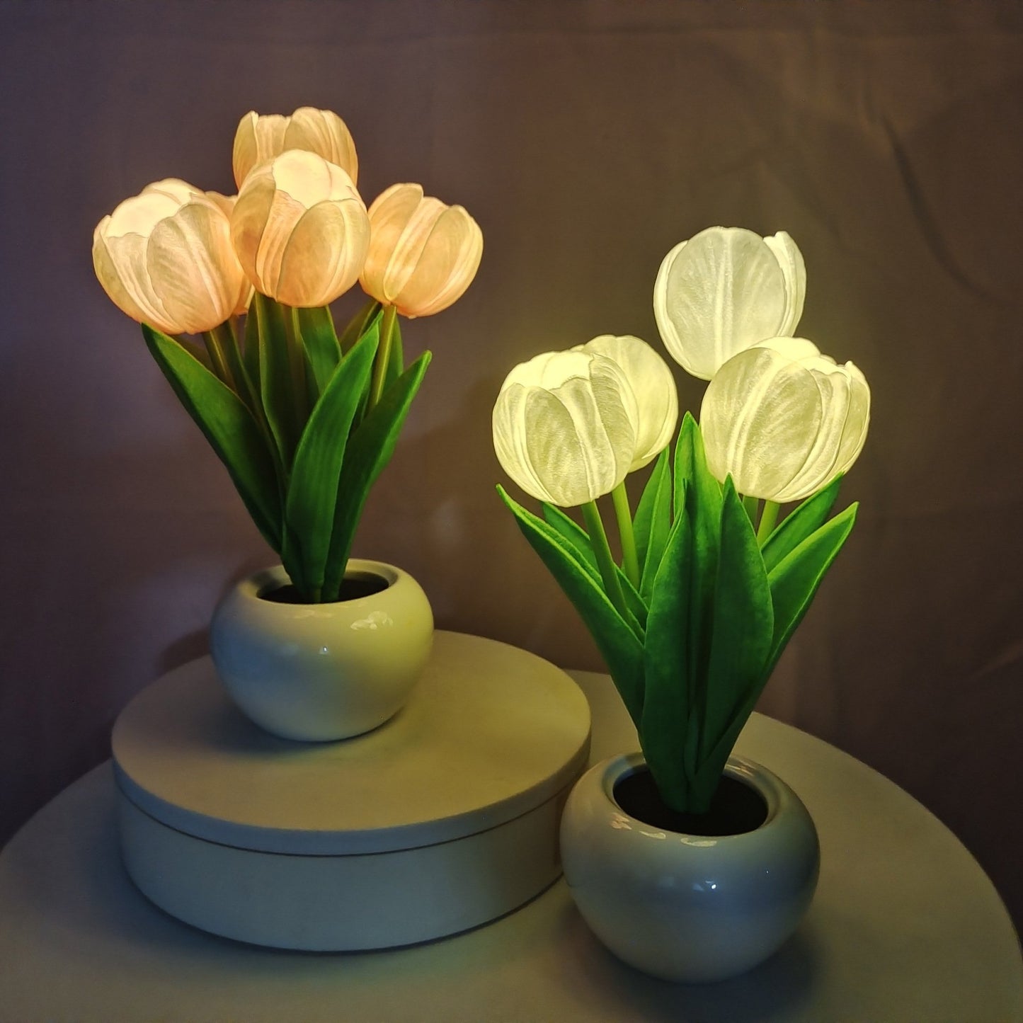 2023 New LED Tulip Home Night Light Decoration Atmosphere Lamp