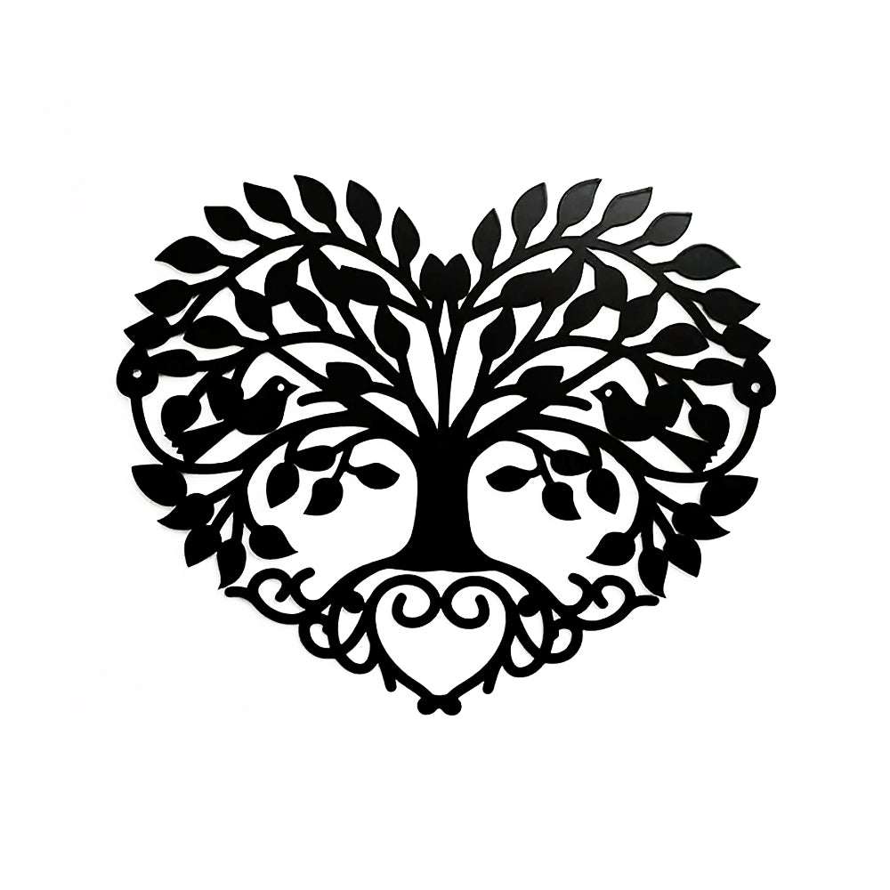 Heart-shaped Tree Of Life Metal Wall Art