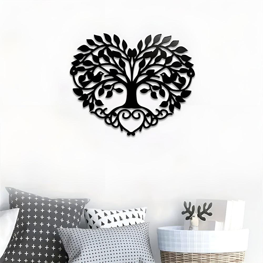 Heart-shaped Tree Of Life Metal Wall Art