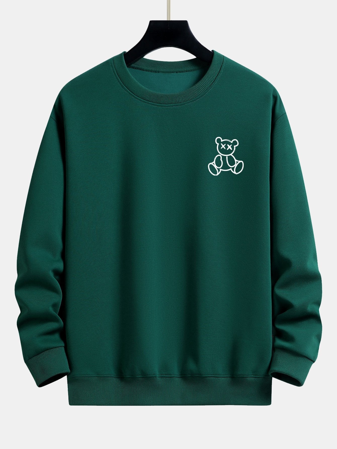 Relaxed Fit Sweatshirt mit Bären-Urlaubs-Print