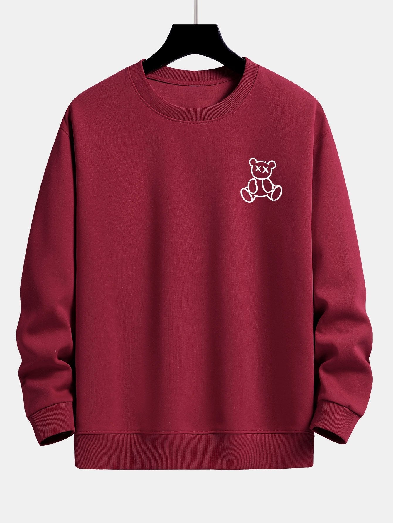Relaxed Fit Sweatshirt mit Bären-Urlaubs-Print
