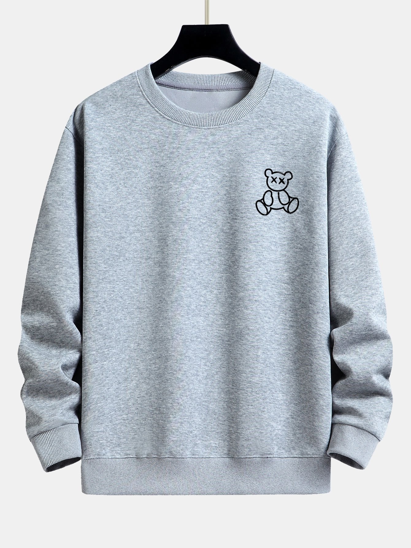 Relaxed Fit Sweatshirt mit Bären-Urlaubs-Print