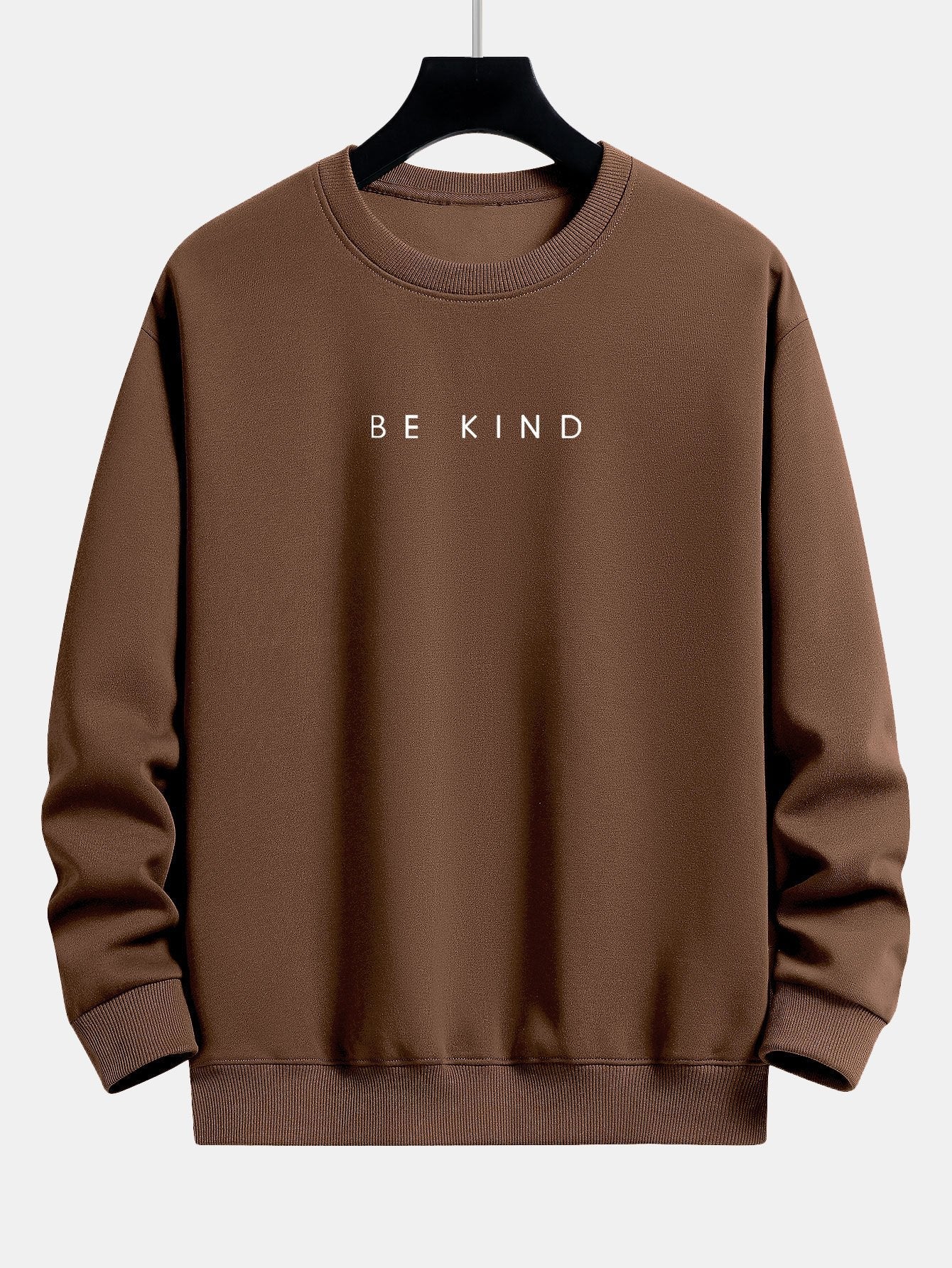 Relaxed Fit Sweatshirt mit „Be Kind“-Print