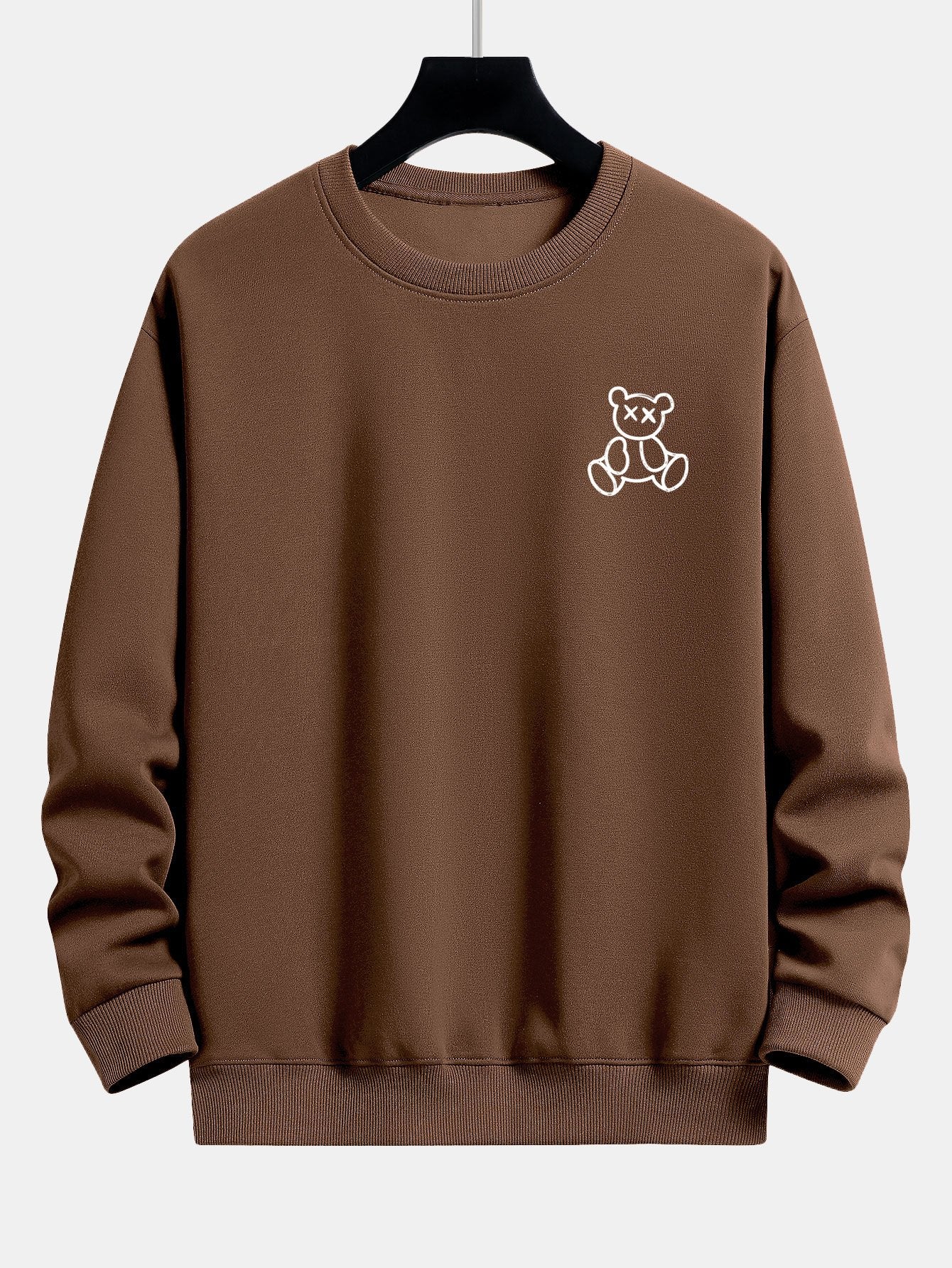 Relaxed Fit Sweatshirt mit Bären-Urlaubs-Print