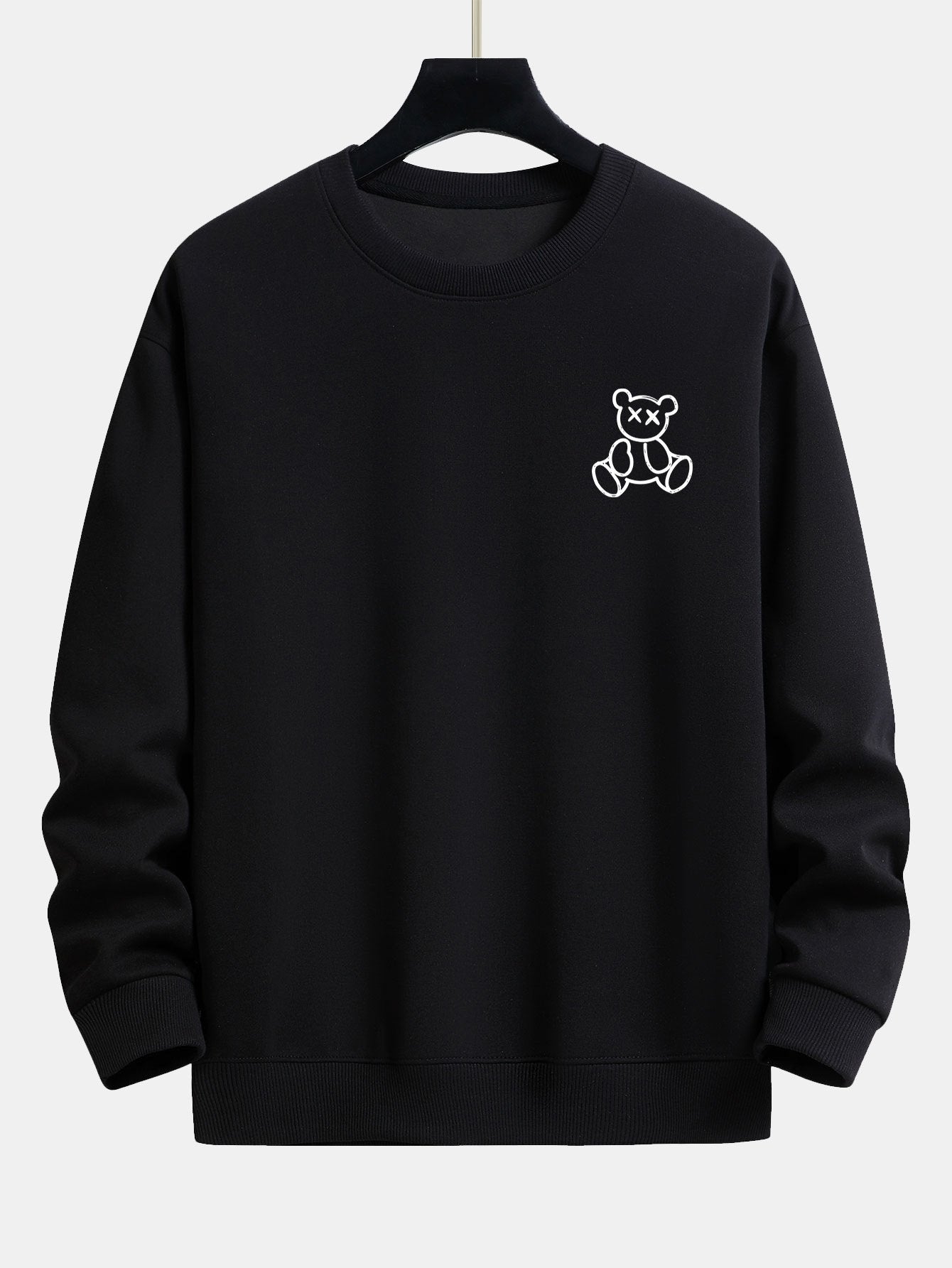 Relaxed Fit Sweatshirt mit Bären-Urlaubs-Print