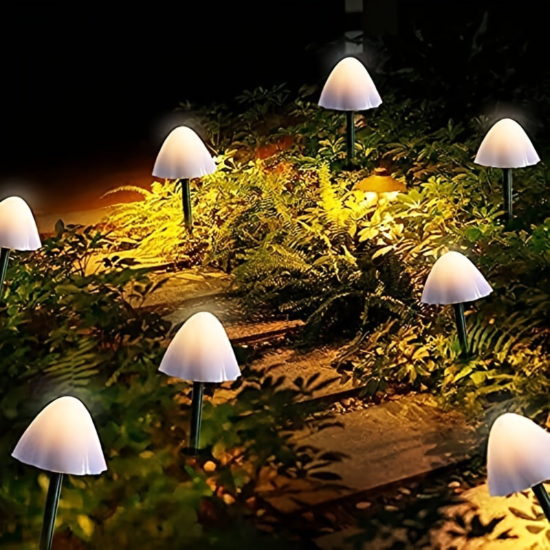 Solar Mushroom Light Garden Outdoor Decoration