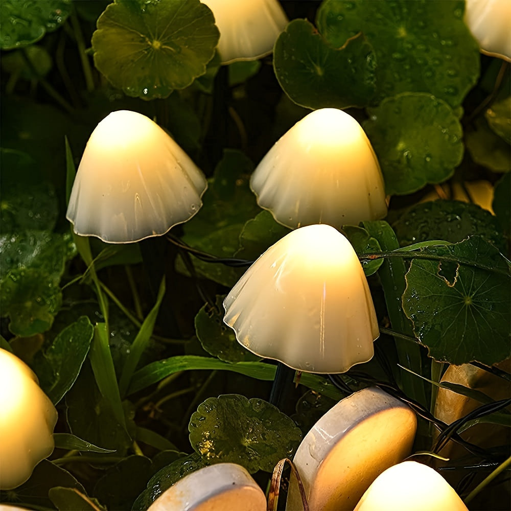 Solar Mushroom Light Garden Outdoor Decoration