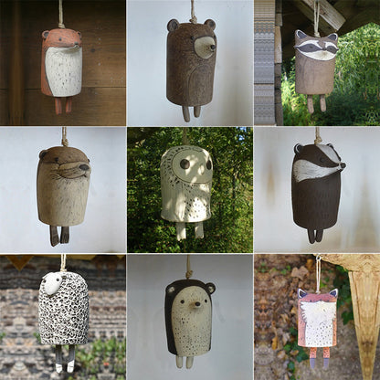 Wunderschönes rustikales Tier-Windspiel, Boho-Stil, handgefertigt, Gartendekoration, Geschenk