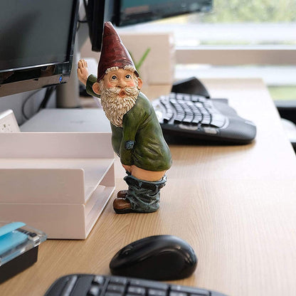 Naughty Gnome Garden Decoration
