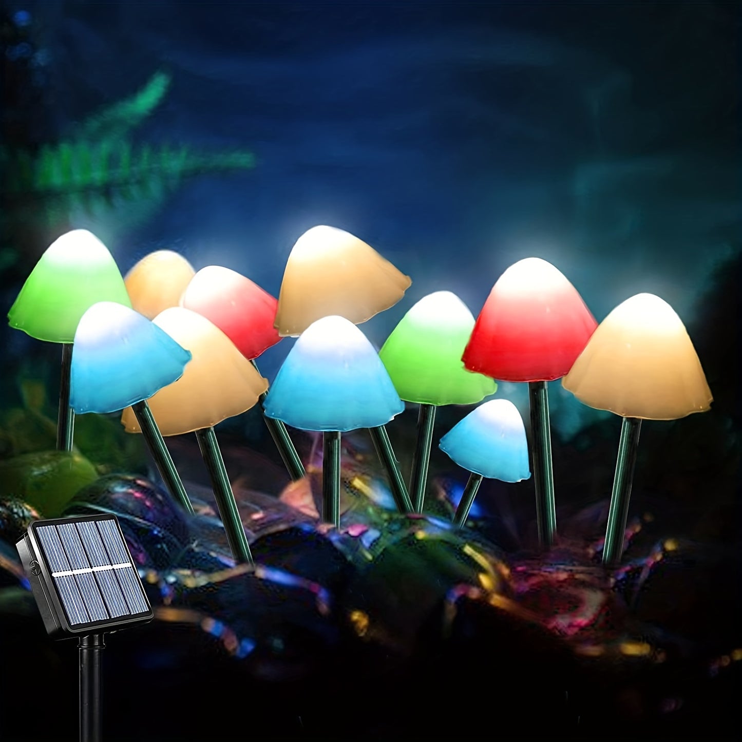 Solar Mushroom Light Garden Outdoor Decoration