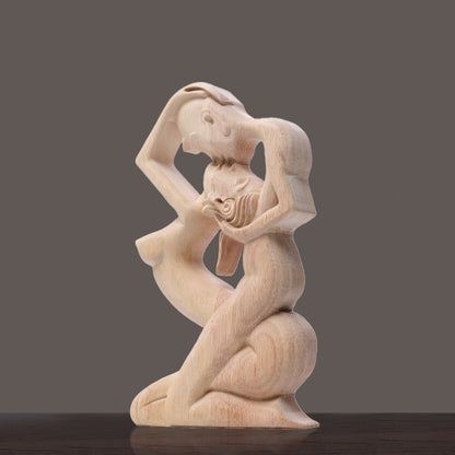 Eternal Couple's Kiss Statue Decorative Artwork Ornament