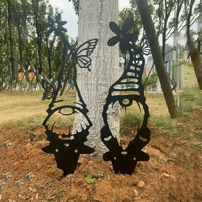 Spring Decor - Steel Branch Gnomes Decoration