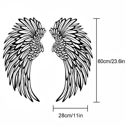 1 Pair Angel Wings Metal Wall Art
