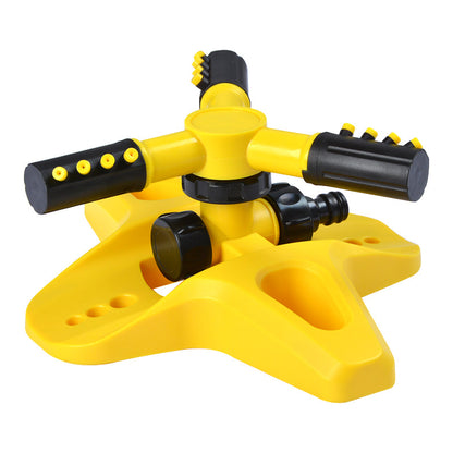 Upgrade Your Garden with this 360° Rotation Auto Irrigation System - Adjustable Sprinkler for Outdoor Grass, Garden, and Lawns!
