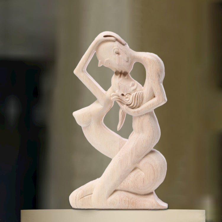 Eternal Couple's Kiss Statue Decorative Artwork Ornament
