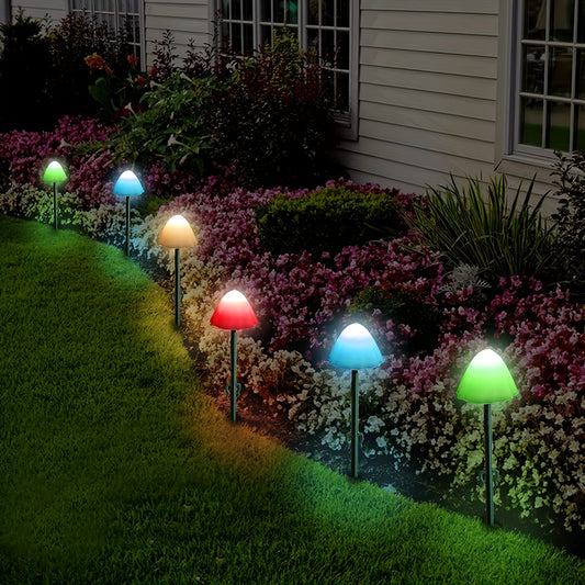 Solar Mushroom Light Garden Outdoor Decoration