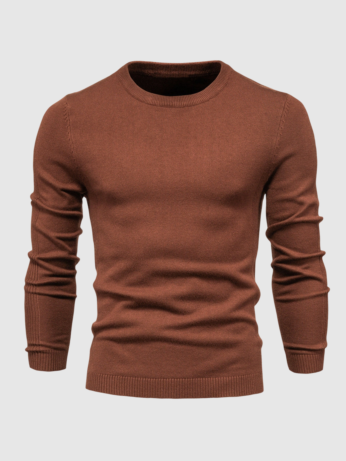Men's casual crew neck slim fit sweater