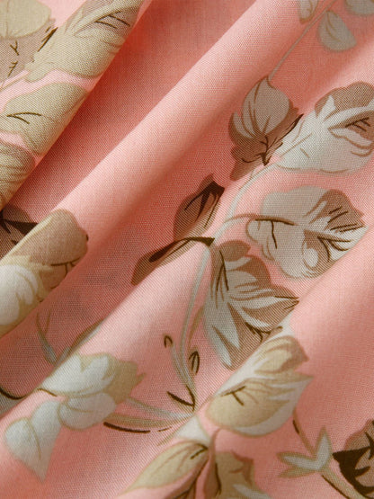 Hawaii-Kurzarmhemd mit Blumen-Patchworkmuster für Herren