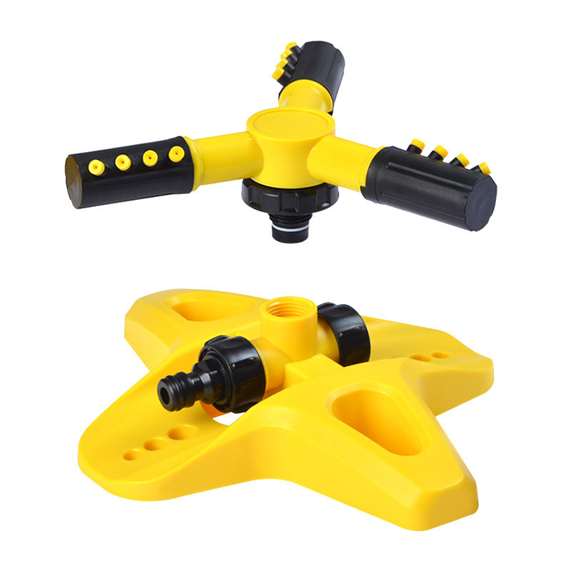 Upgrade Your Garden with this 360° Rotation Auto Irrigation System - Adjustable Sprinkler for Outdoor Grass, Garden, and Lawns!