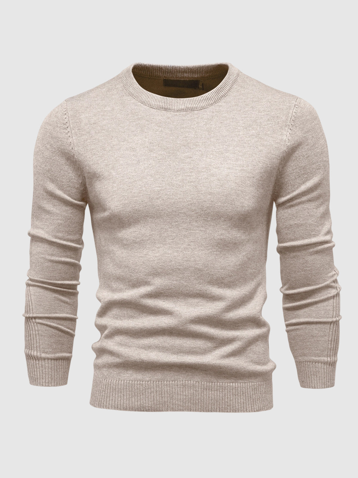 Men's casual crew neck slim fit sweater