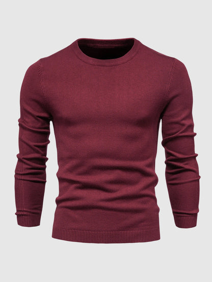 Men's casual crew neck slim fit sweater