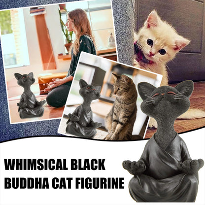 Happy Buddha Cat Home Decor
