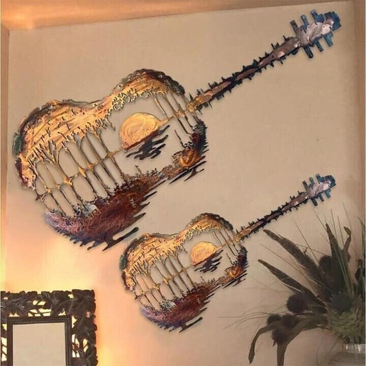 Guitarist Art🎸MEGRAIDANTM️ Handmade Abstract Guitar Metal