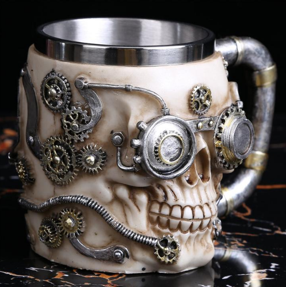 Handcrafted Steampunk Coffee Mug