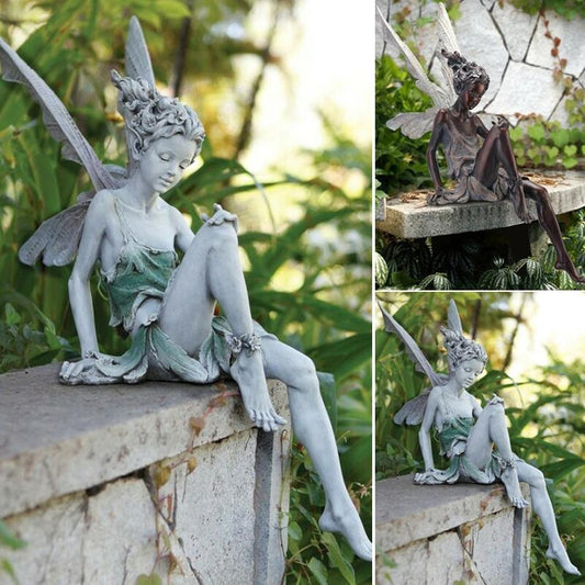 Tudor and Turek Sitting Fairy Statue